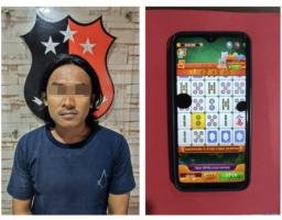 Pelaku Judi Online Ditangkap Polsek Krembangan Saat Main Di Warkop