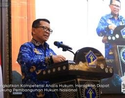Tingkatkan Kompetensi Analis Hukum, Harapkan Dapat Dukung Pembangunan Hukum Nasional