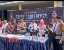 Jelang Nataru, Polres Bondowoso Musnahkan beberapa barang bukti hasil operasi selama tahun 2024