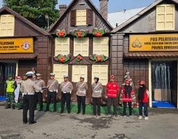 Wahana Rumah Coklat, Posyan Operasi Lilin Semeru 2024 Polres Jombang Siap Layanani Masyarakat