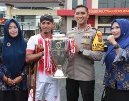 Peduli dan Support Atlet Persaid, Kapolres Jember Dinobatkan Sebagai Bapak Asuh Disabilitas