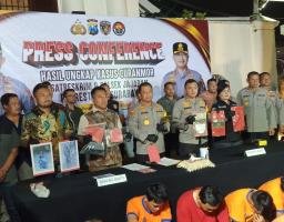 Polrestabes Surabaya Tegas Perangi Curanmor, 19 Tersangka Diamankan