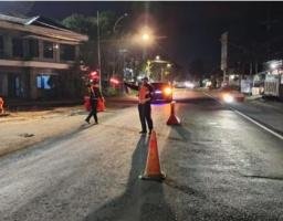 Satlantas Polres Nganjuk Tingkatkan Keamanan Lalu Lintas Melalui Operasi Keselamatan Semeru 2025