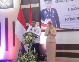 Solichin Kalapas Kediri Hadiri Serah Terima Jabatan Kalapas Tulungagung