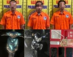Polres Nganjuk Tangkap Empat Pengedar Sabu dalam Operasi Pekat Semeru 2025