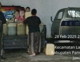 Diduga Pengisian BBM Bersubsidi dengan Jerigen Marak di SPBU Trasak Pamekasan