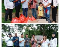 LiputanSurabaya.id & DataCyber.id Gelar Aksi Berbagi Takjil di Jembatan Suramadu