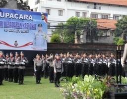 Polda Bali Laksanakan Upacara Hari Kesadaran Nasional