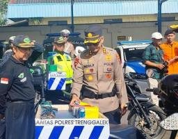 Operasi Ketupat 2025 Polres Trenggalek Sediakan Patroli Bensin dan Tambal Ban Gratis di JLS