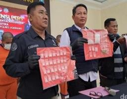Komplotan Pengedar Sabu di Jombang Diringkus