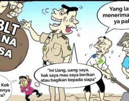 Diduga Kuat Penggelembungan Data Penerima BLT Desa Talunblandong, Kepala Desa Jadi Sorotan