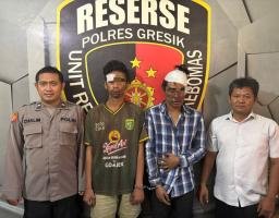 Dua Pemuda Surabaya Berhasil Diamankan Polsek Kebomas Gresik