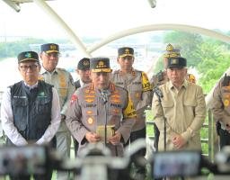 Kapolri Cek Arus Balik Lebaran di Tol Cikatama