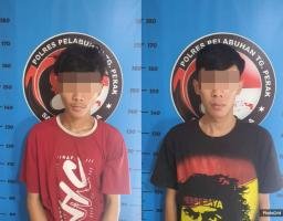 Polres Pelabuhan Tanjung Perak Amankan Dua Pengedar Sabu Kedung Mangu Surabaya