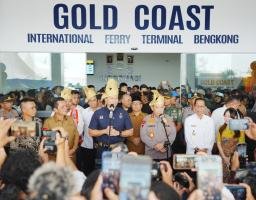 Hadiri Peresmian Pelabuhan Gold Coast Bengkong, Kapolri Tekankan Pentingnya Kolaborasi Lembaga Cegah TPPO-PMI Ilegal