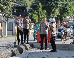 Cegah Laka Lantas, Kapolres Jember Lakukan Mitigasi Jalur Selatan*