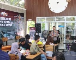 Polres Trenggalek Ngopi Bareng Insan Media dan Pegiat Medsos Dorong Sinergitas untuk Kamtibmas