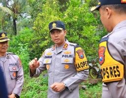 Gelorakan Swasembada Pangan, Kapolres Ngawi Beri Motivasi Petani Edamame