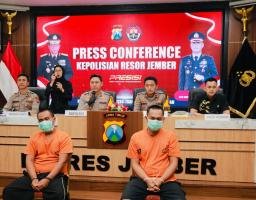 Polres Jember Akhirnya Berhasil Menangkap Dua Pelaku Pembunuhan yang Kabur ke Malaysia