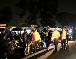 Polresta Banyuwangi Gelar KRYD Amankan Puluhan Motor Tak Standar