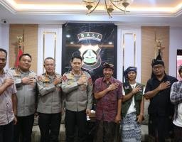 Kapolda Bali Menerima Audiensi dari Yayasan Rumah Kebangsaan dan Kebhinekaan.