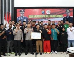 Harkamtibmas Polresta Banyuwangi Fasilitasi Deklarasi Damai Perguruan Pencak Silat di Bumi Blambangan