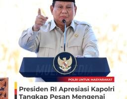 Presiden Prabowo Apresiasi Kapolri Listyo Sigit, Wujudkan Polri Sebagai Polisi Rakyat dan Dukung Ketahanan Pangan