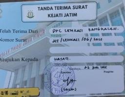 Dugaan Korupsi Program Rutilahu di Tragah, Aktivis Resmi Laporkan Pendamping Desa ke Kejati Jatim