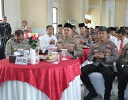 Doa Bersama Lintas Agama Jelang Peringatan Hari Bhayangkara ke-79 di Polres Nganjuk