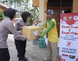 Polri Untuk Masyarakat: Polres Probolinggo Gelar Baksos dan Bakti Religi Sambut Hari Jadi Polwan ke -77