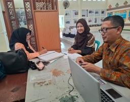 Pengawas Manajemen Madrasah Monev di MTs Muhammadiyah 19 Surabaya