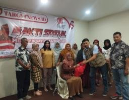 Media TargetNews.ID Bersama Pelindo Serta Bank Jatim Bagikan Baksos