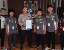 IPNU Nganjuk Audiensi Kapolres, Tegaskan Sikap atas Tragedi Ojol Tewas