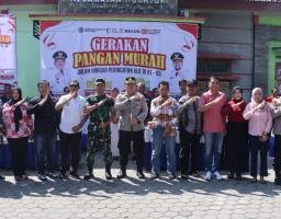 Kapolres Nganjuk dan Forkopimda Ikuti Zoom Meeting Gerakan Pangan Murah di Kecamatan Nganjuk