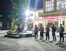 Patroli Skala Besar Polres Nganjuk Amankan Obyek Vital dan Cipta Kondisi Kamtibmas