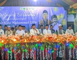 Warga Gundul Soket Laok Tragah Bangkalan Bersholawat, Dalam Rangka Memperingati Maulid Nabi Muhammad SAW 1447 H - 2025M