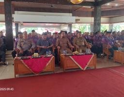 Pelantikan PPDI, Polres Nganjuk Tekankan Peran Strategis Tiga Pilar