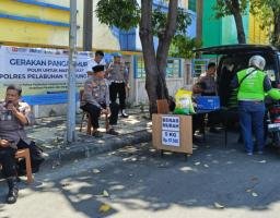 Polsek Pabean Cantikan Gelar Penjualan Beras Murah SPHP, 187 Sak Ludes dalam 75 Menit