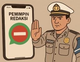 Kasat Lantas Surabaya Diduga Blokir WhatsApp Pemimpin Redaksi Media.