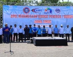 Apel Kebangsaan Serikat Pekerja/Buruh Jawa Timur: Komitmen Damai dalam Perjuangan Upah 2026