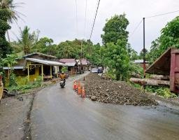 Ruas Jalan Miga–Lolowau Terancam Putus Akibat Hujan Ekstrem, PT Adidaya Cipta Sentosa Sigap Lakukan Penanganan Darurat