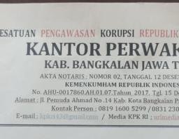 Diduga Mengatasnamakan KPK, LSM KPK RI Tebar Surat Investigasi Se Kabupaten Bangkalan