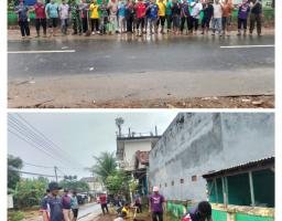 Kolaborasi Antar Lini Bertema Jum’at Bersih, Gotong Royong di Jalan Arosbaya–Campor Bangun Tim Tangguh