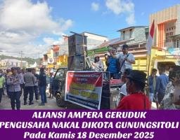 AMPERA Geruduk Pengusaha Nakal, PEMKO Janji Segera Tertibkan