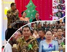 Pesan dan Kesan Wakil Bupati Nias Selatan Saat mengikuti Kebaktian Natal di Jema'at BKPN Bawomataluo.