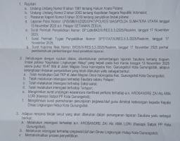 Sprinlidik Kasus pencemaran lingkungan Hidup Kota Gunungsitoli Penegak Hukum Polres Nias Tindak Tegas sesuai Hukum
