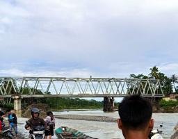 Hampir Kelar Jembatan Oyo di Desa Tuwuna Masyarakat Minta Terimakasih Ke Gubsu