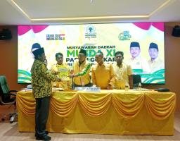 Mathari Kembali Nahkodai Golkar Bangkalan Secara Aklamasi