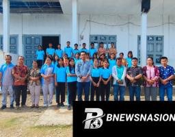 "Jembatan Impian Terwujud : Sungai Gomo Boronadu Digenjot Pembangunan Akses Pendidikan lebih Aman"