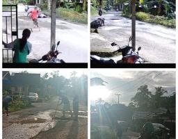 Lapor Bina Marga provinsi" Jalan Provinsi Berlobang  Sejumlah Masyarakat Desa Dahadano Botombawo lakukan penimbunan